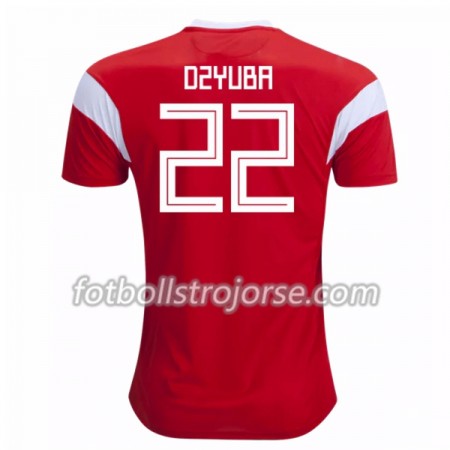 Ryssland Matchtröjor Dzyuba 22 Hemma Fotbollströja VM 2018 Ryssland Matchtröjor Dzyuba 22 Hemma Fotbollströja VM 2018